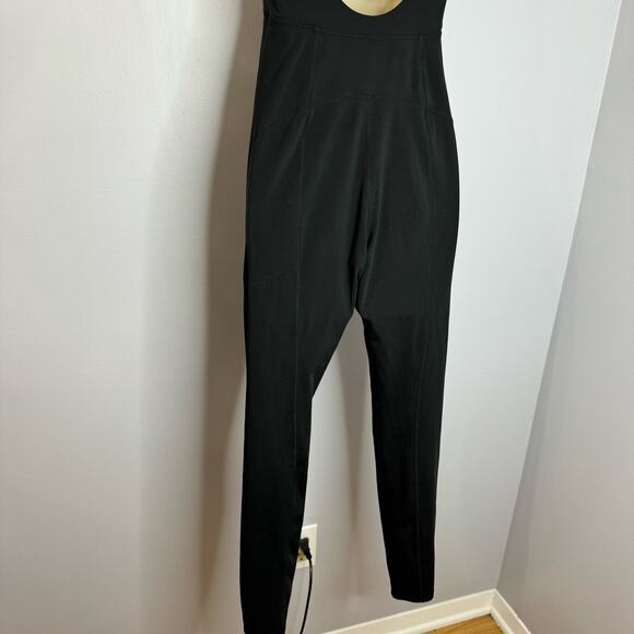 L. Space Go The Distance Jumpsuit Black Stretch Women's Medium - Picture 8 of 11